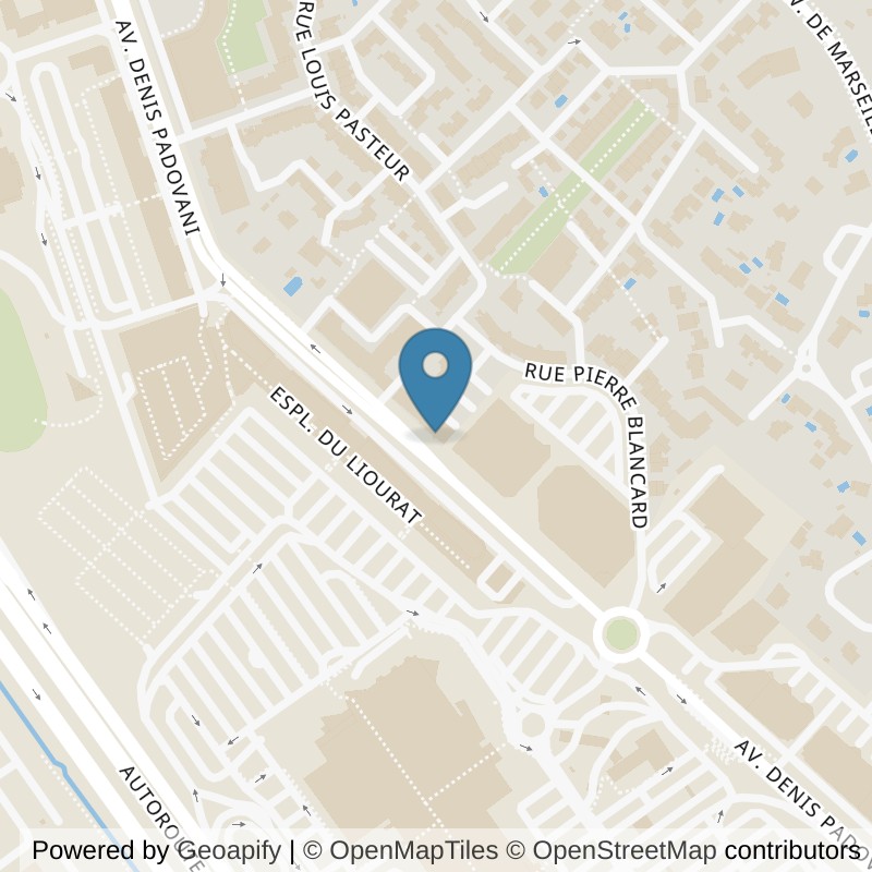 Map: location of Basic-Fit Vitrolles Avenue Denis Padovani 24/7 in Vitrolles