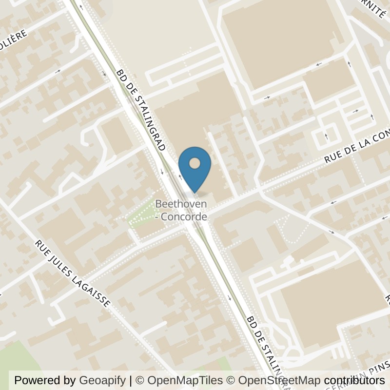 Map: location of Basic-Fit Vitry-Sur-Seine Boulevard de Stalingrad 84 24/7 in Vitry-sur-Seine