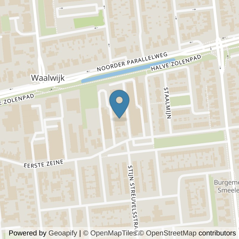 Map: location of Basic-Fit Waalwijk Eerste Zeine 24/7 in Waalwijk