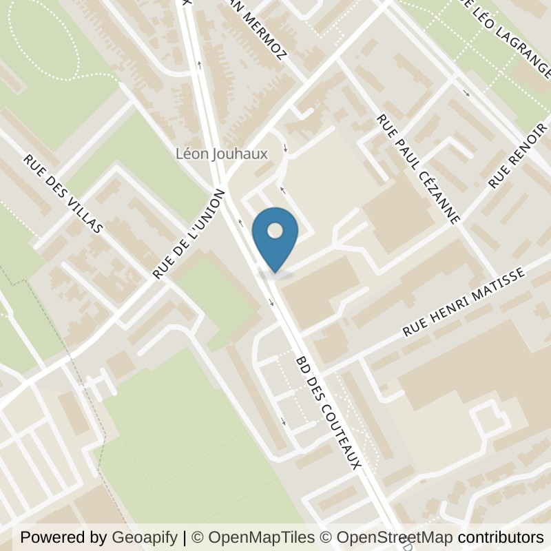 Map: location of Basic-Fit Wattrelos Boulevard des Couteaux in Wattrelos