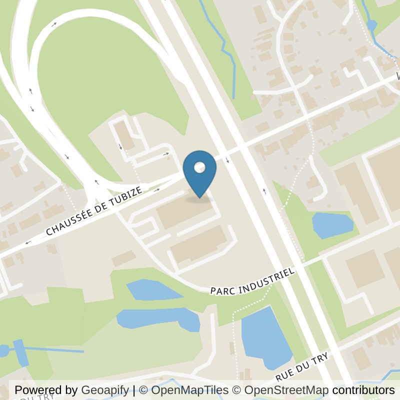 Map: location of Basic-Fit Wauthier-Braine Parc Industriel 24/7 in Wauthier-Braine