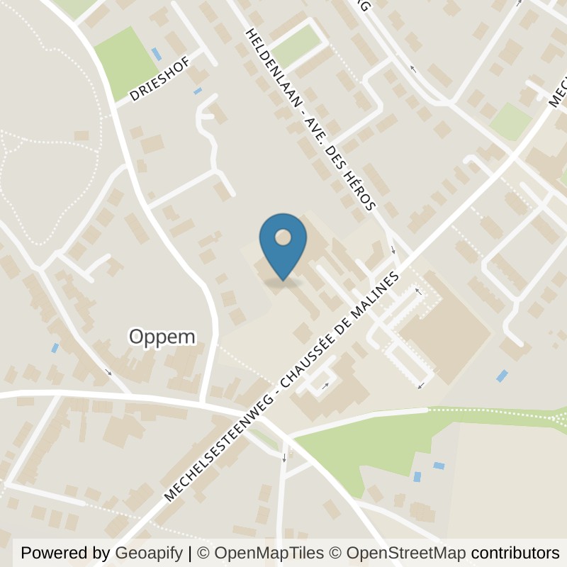 Map: location of Basic-Fit Wezembeek-Oppem Mechelsesteenweg 24/7 in Wezembeek-Oppem