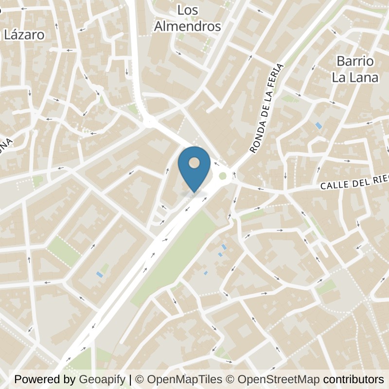 Map: location of Basic-Fit Avenida Feria Zamora in Zamora