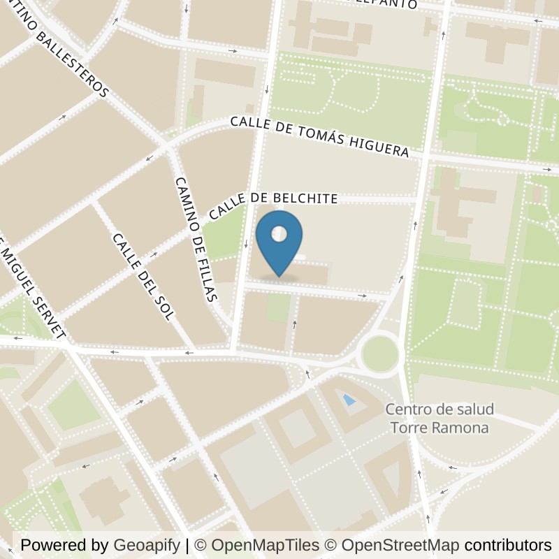 Map: location of Basic-Fit Colegiata de Bolea Zaragoza in Zaragoza