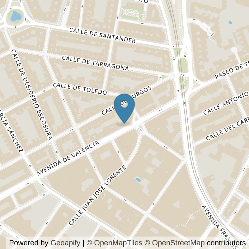 Map: location of Basic-Fit Delicias Zaragoza in Zaragoza