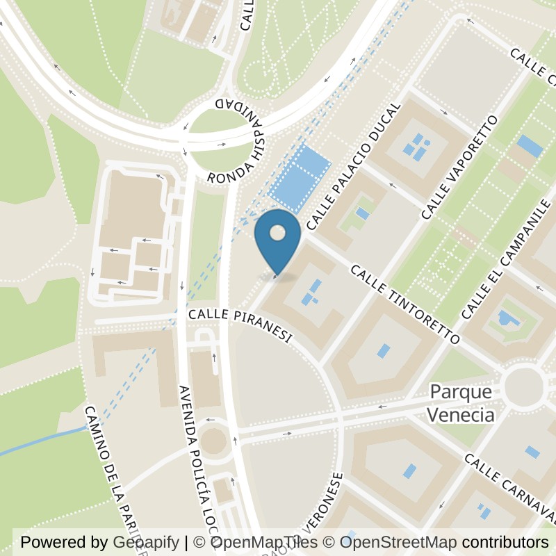 Map: location of Basic-Fit Palacio Ducal Zaragoza in Zaragoza