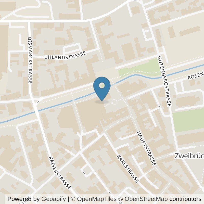 Map: location of Basic-Fit in Zweibrücken