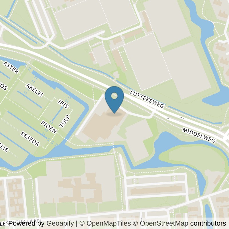 Map: location of Basic-Fit Zwolle Middelweg in Zwolle