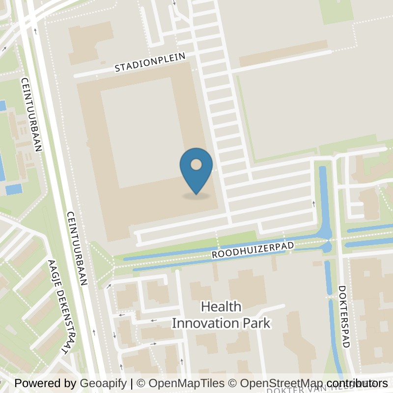 Map: location of Basic-Fit Zwolle Stadionplein 24/7 in Zwolle