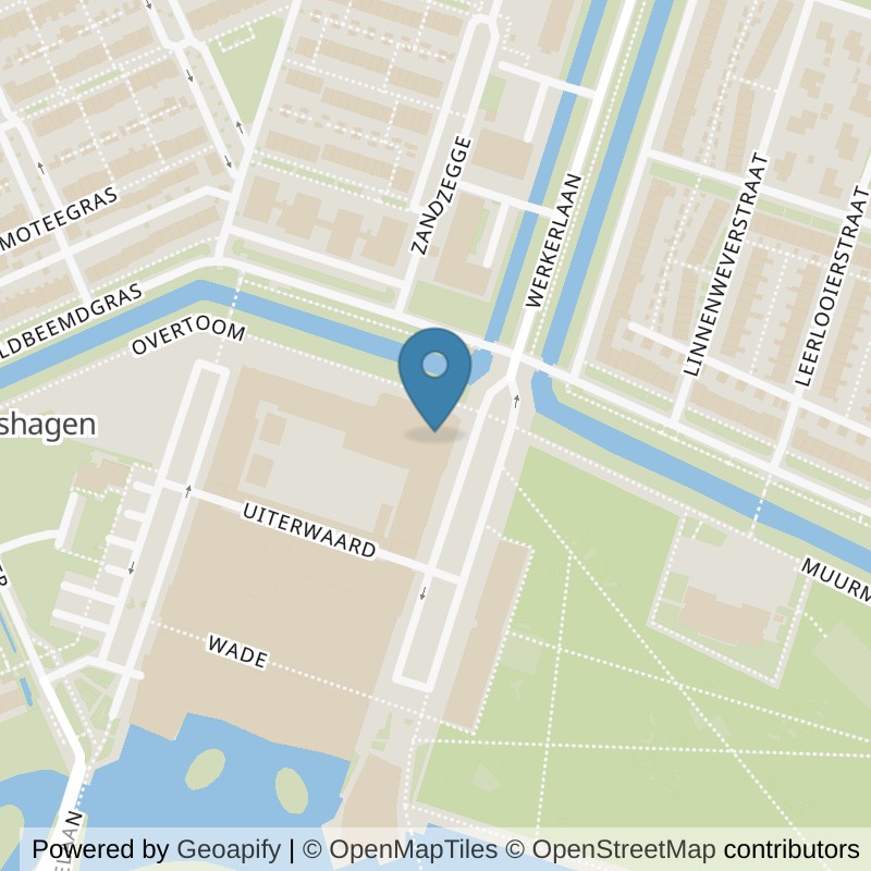 Map: location of Basic-Fit Zwolle Stadshagen 24/7 in Zwolle