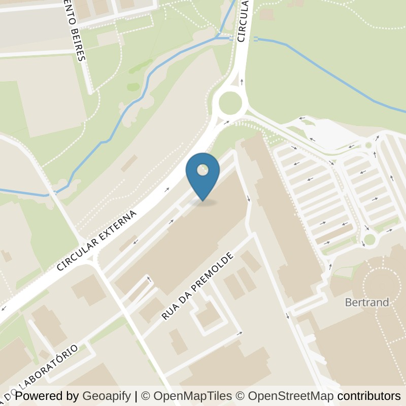 Map: location of Be-Fit Montijo in Montijo
