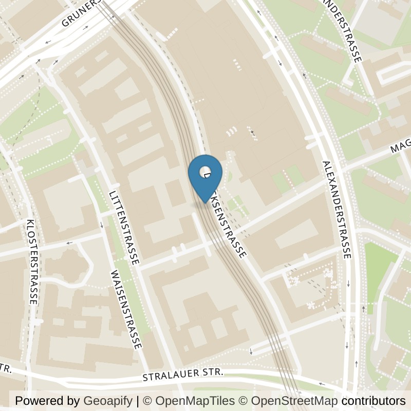 Map: location of BEAT81 Alexa CIRCUIT in Berlin