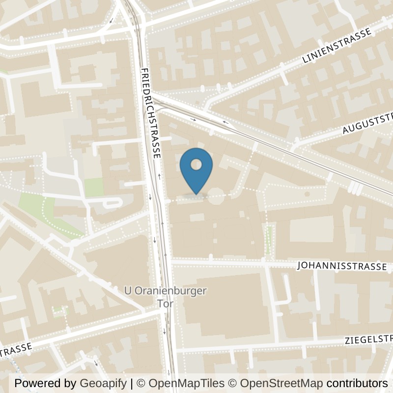 Map: location of BEAT81 Friedrichstraße in Berlin