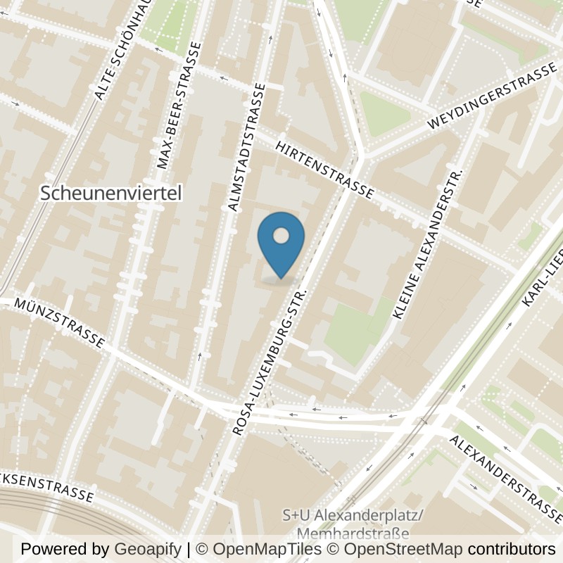 Map: location of BEAT81 Rosa CIRCUIT in Berlin