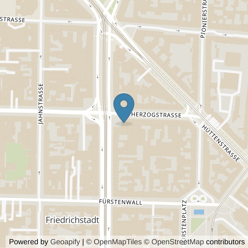 Map: location of BEAT81 Cornelius RIDE in Düsseldorf