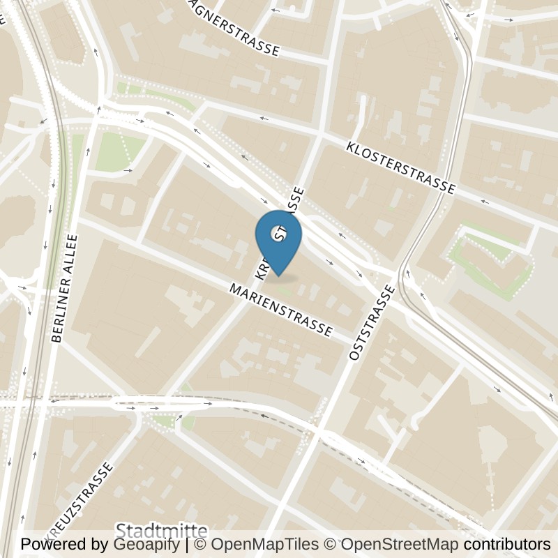 Map: location of BEAT81 Immermann CIRCUIT in Düsseldorf