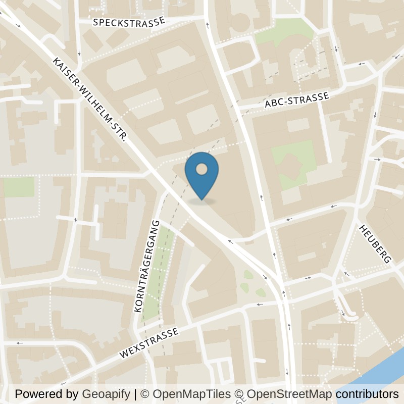 Map: location of BEAT81 Neustadt CIRCUIT & RIDE in Hamburg
