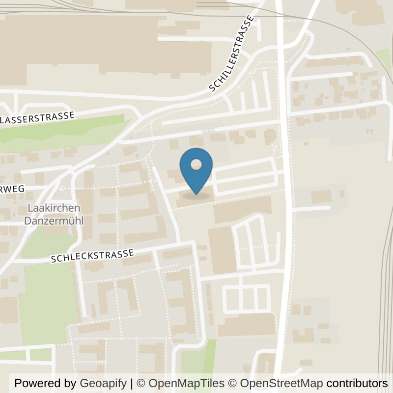 Map: location of BeMaxFIT Fitnessclub in Laakirchen