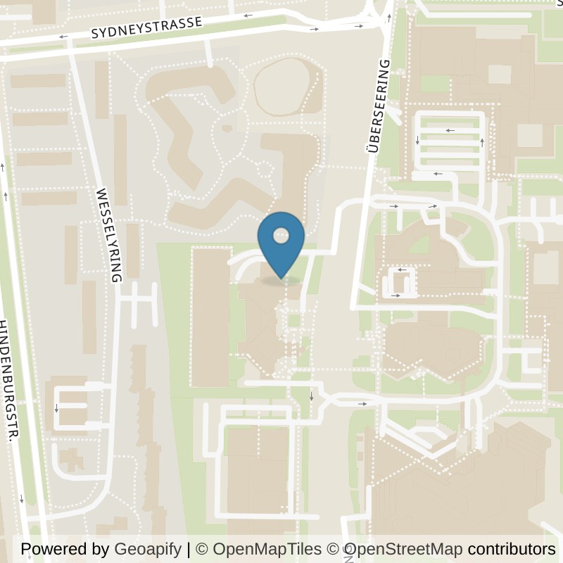 Map: location of beneFit Hamburg City-Nord in Hamburg
