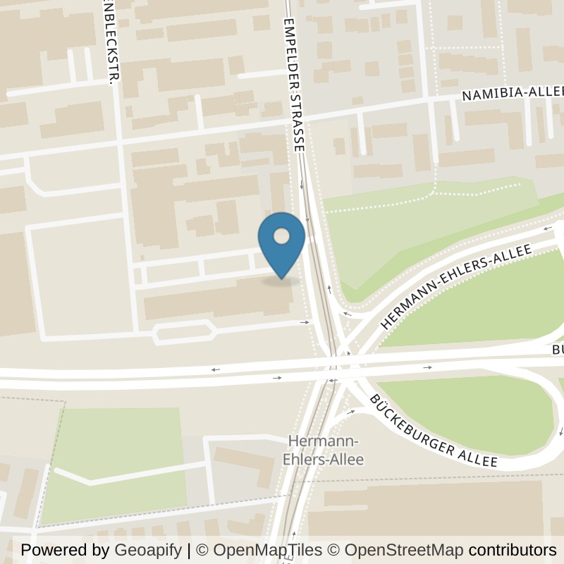 Map: location of beneFit Hannover Empelde in Hannover
