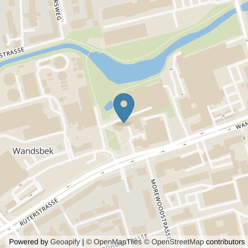 Map: location of beneFit Fitnessstudio Hamburg-Wandsbek in Hamburg