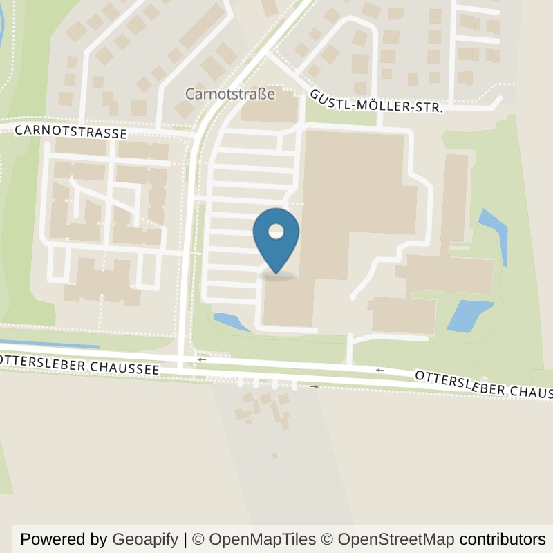 Map: location of benefit-fitness-magdeburg in Magdeburg