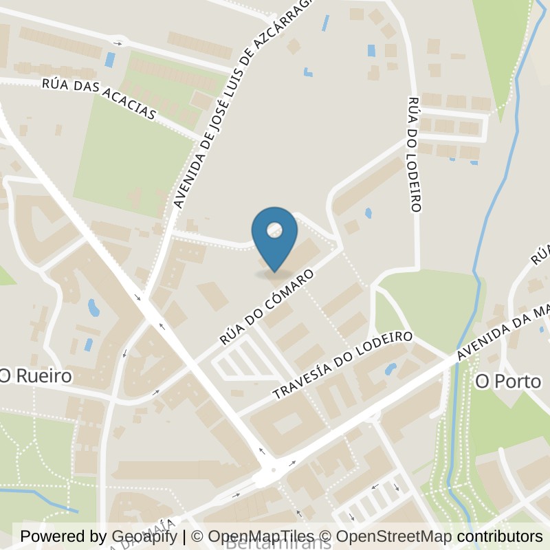 Map: location of BeOne A Telleira in a telleira