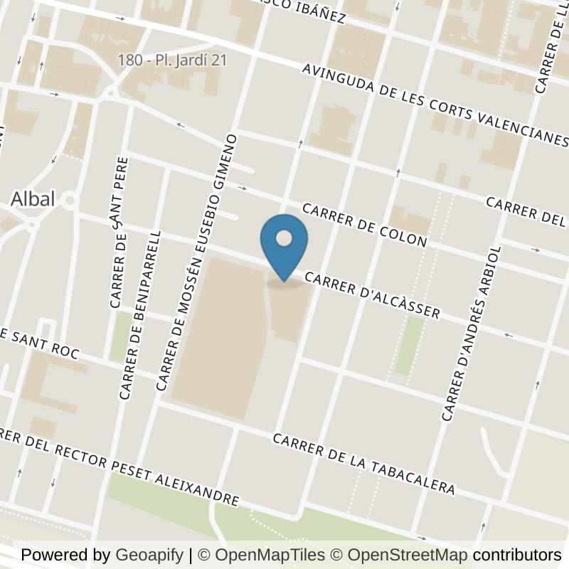 Map: location of BeOne Albal in albal