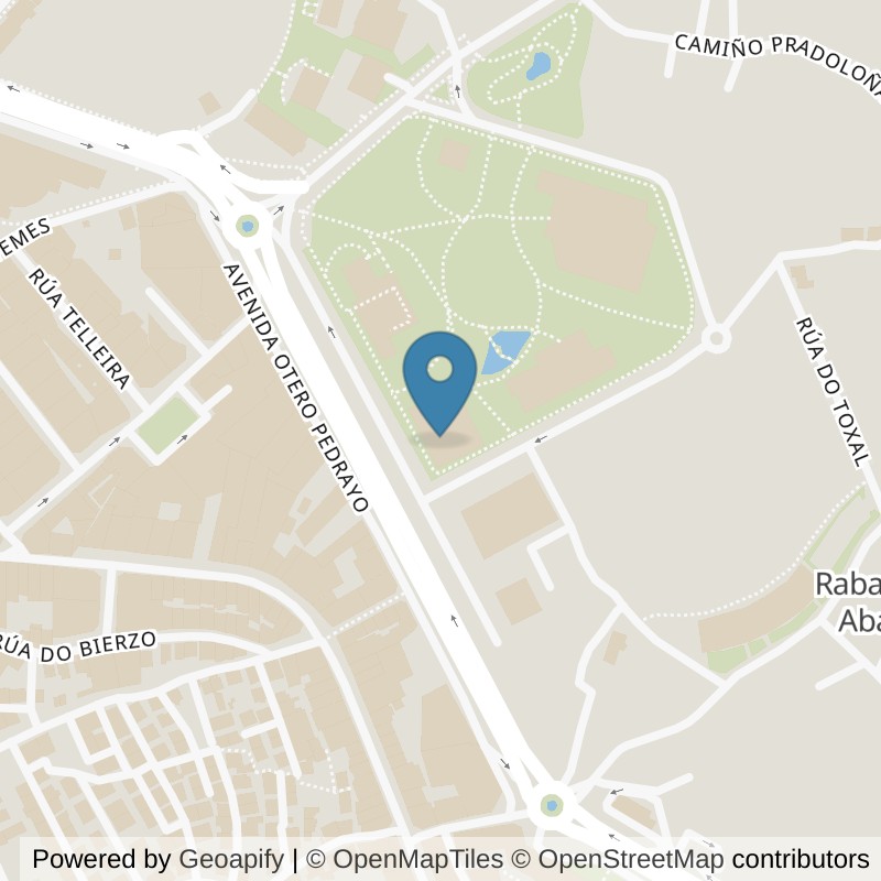 Map: location of BeOne As Lagoas in as lagoas