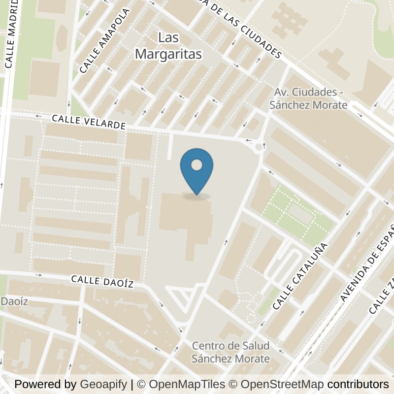 Map: location of BeOne Getafe in Getafe
