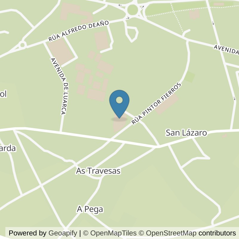 Map: location of BeOne Ribadeo in ribadeo