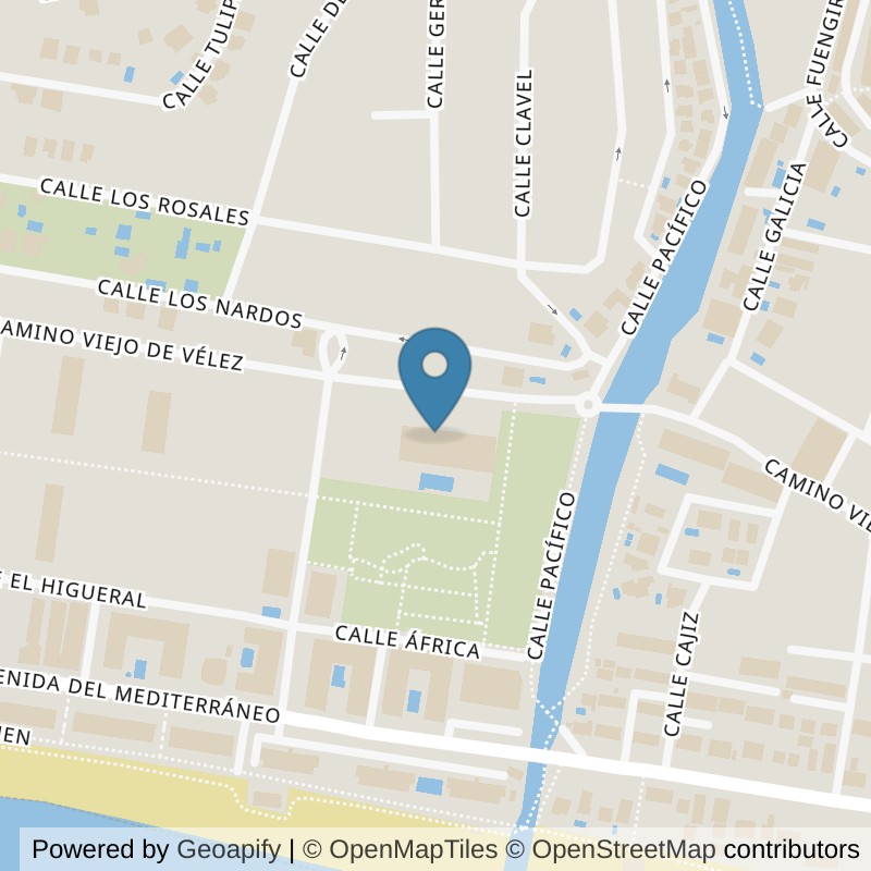 Map: location of BeOne Rincón de la Victoria in rincon de la victoria