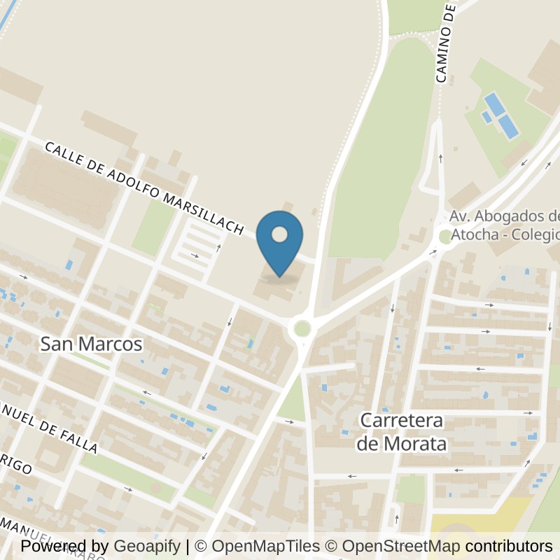 Map: location of BeOne San Martín de la Vega in san martin de la vega