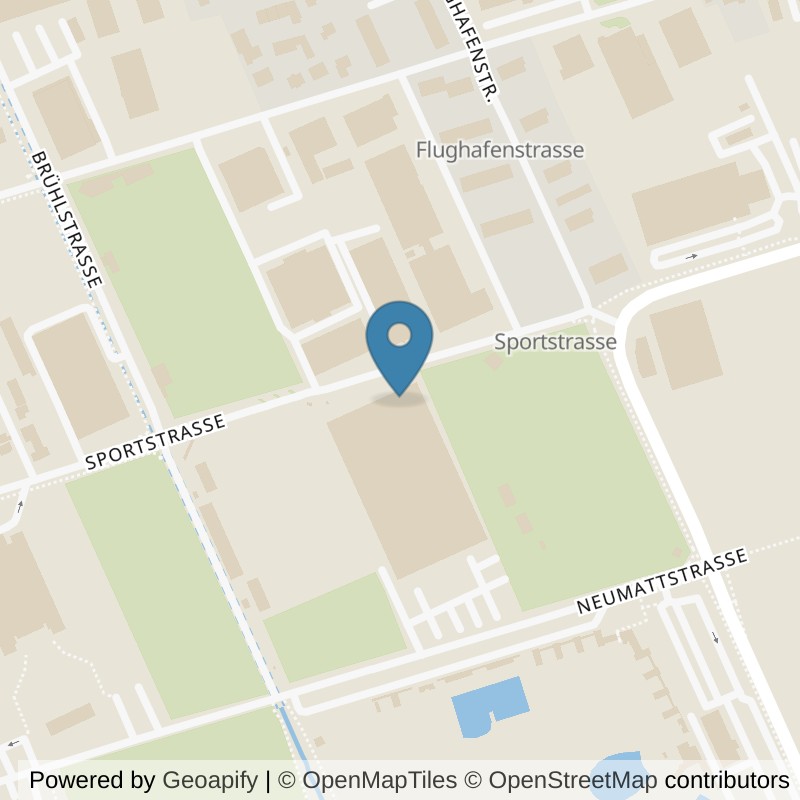 Map: location of Best Training Fitness GmbH in Grenchen