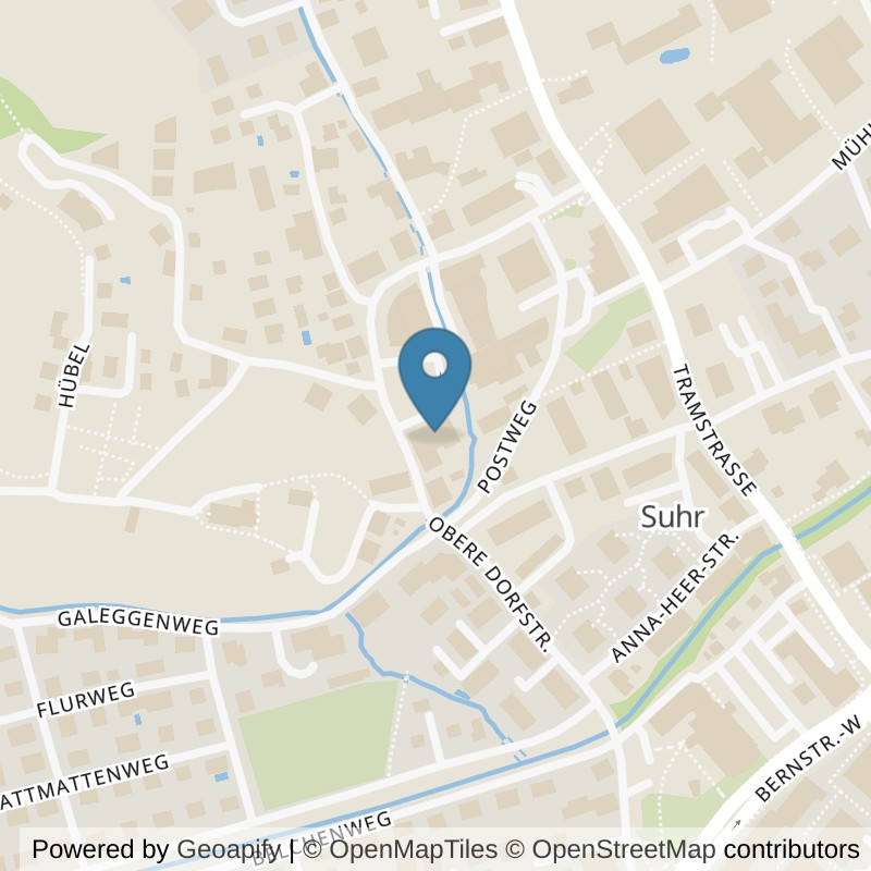 Map: location of Bewegungsfreude in Suhr