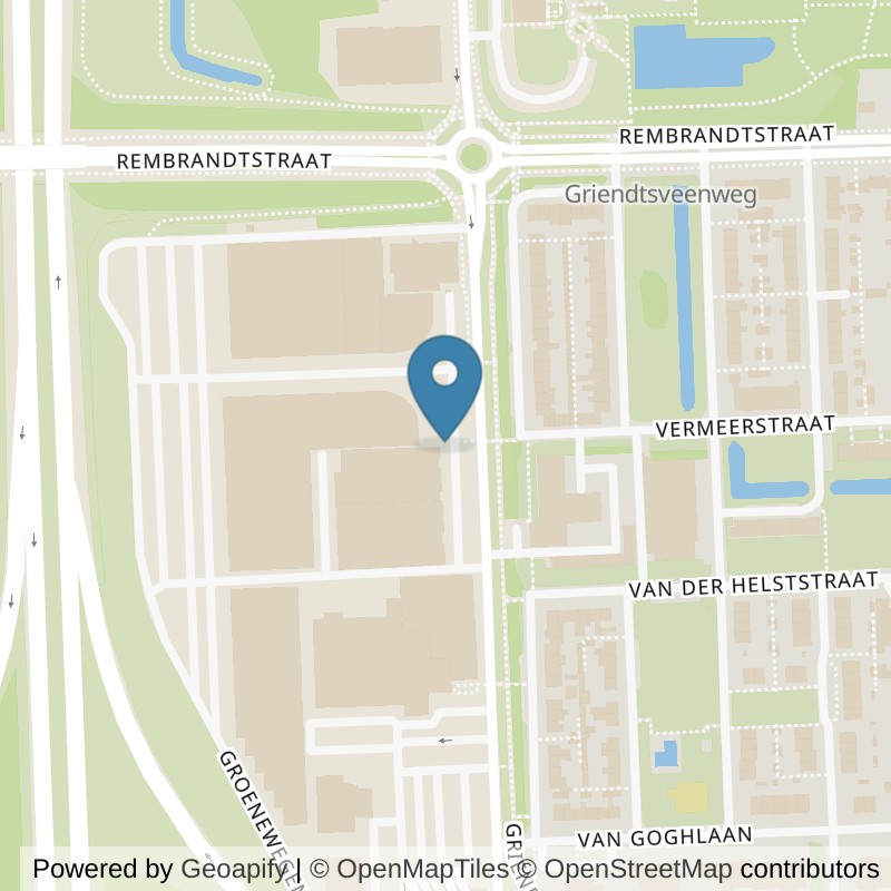 Map: location of BigGym Hoogeveen in Hoogeveen