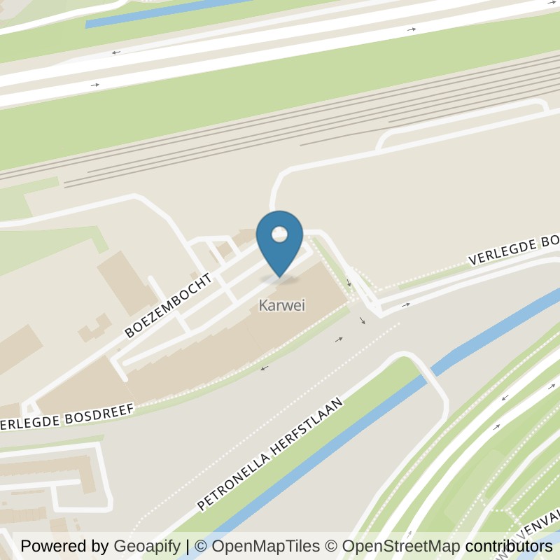 Map: location of BigGym Rotterdam in Rotterdam