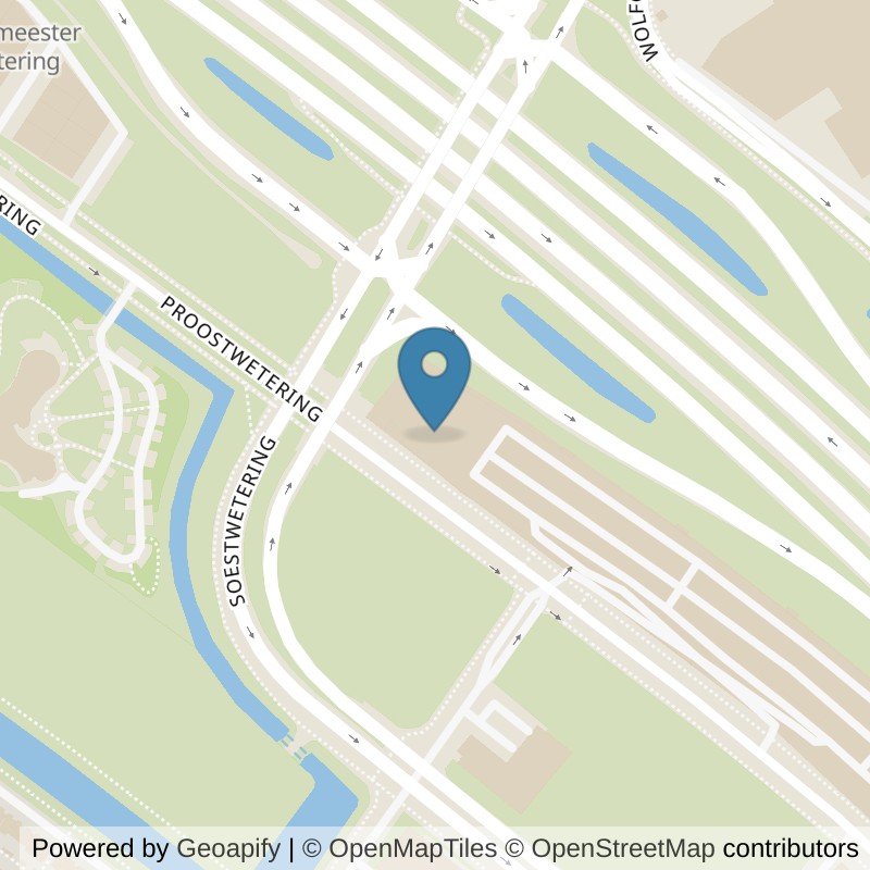Map: location of BigGym Utrecht in Utrecht