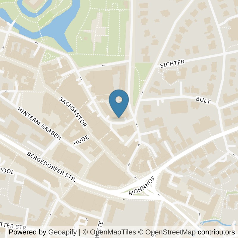 Map: location of Bionic Sport Hamburg Bergedorf in Hamburg