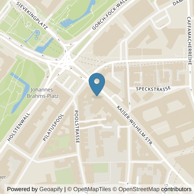 Map: location of Bionic Sport Hamburg City in Hamburg