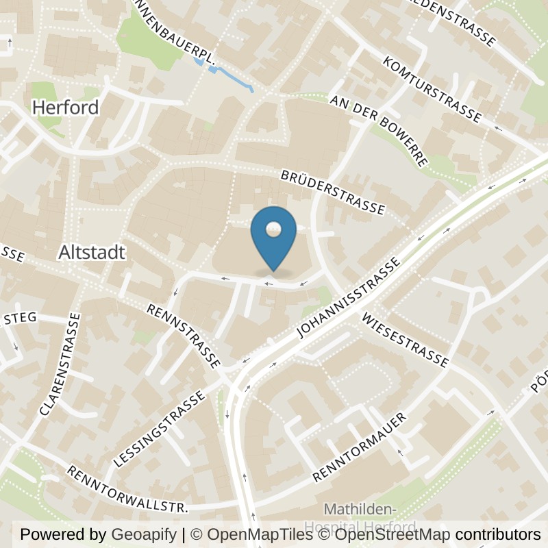 Map: location of Bionic Sport Herford in Herford
