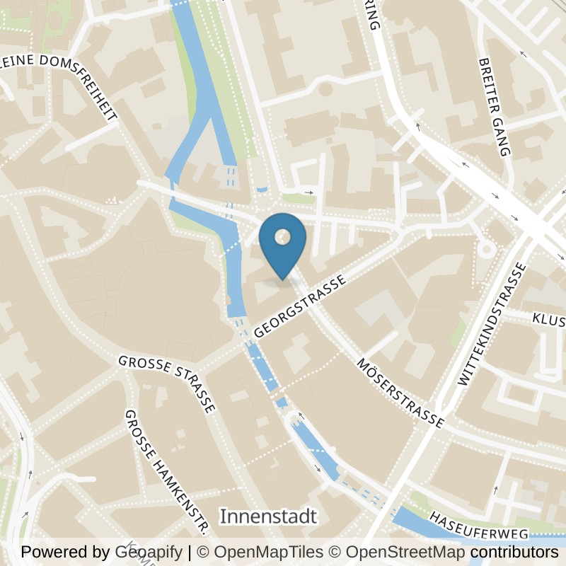 Map: location of Bionic Sport Osnabrück in Osnabrück