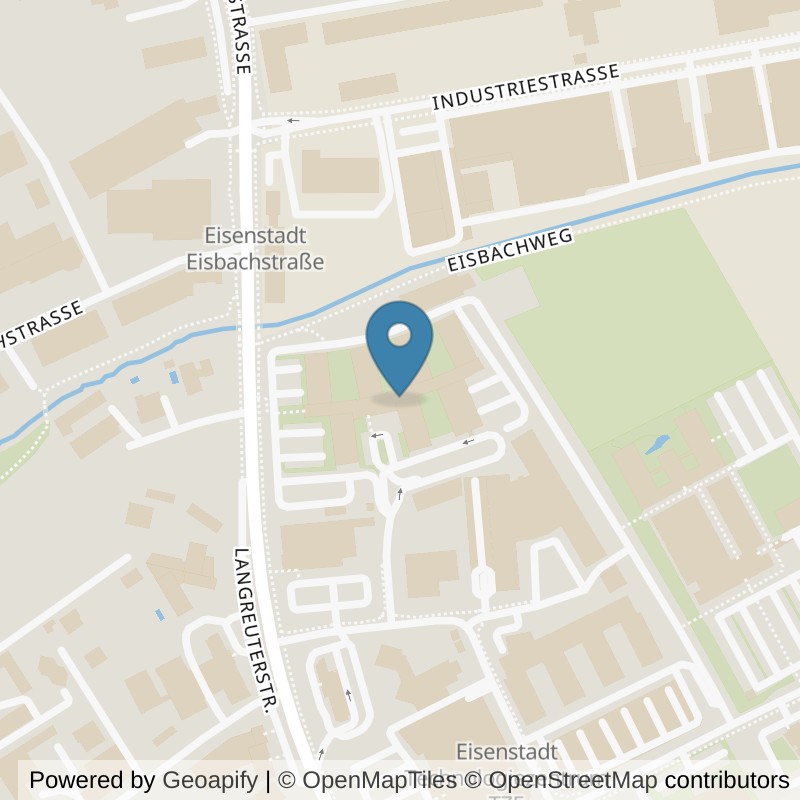 Map: location of BIXPACK EMA Training Eisenstadt Technologiezentrum in Eisenstadt