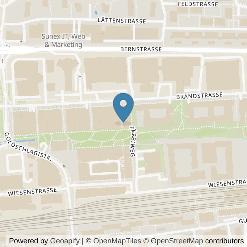 Map: location of BLANC7. in Schlieren