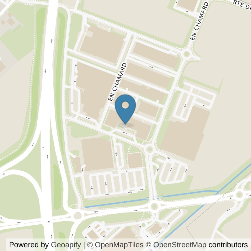 Map: location of Blue Fit Club in Montagny-près-Yverdon