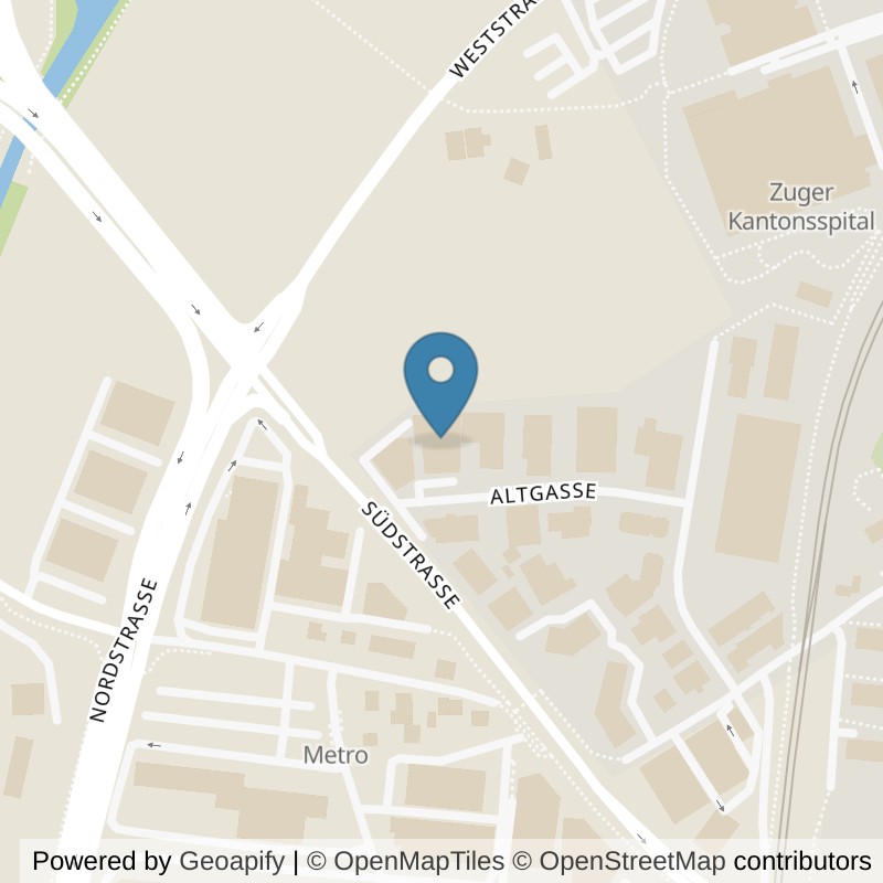 Map: location of Body Effizienz in Baar