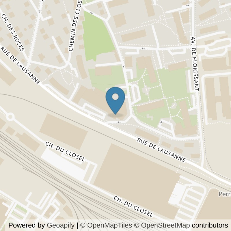 Map: location of Body Impact in Renens