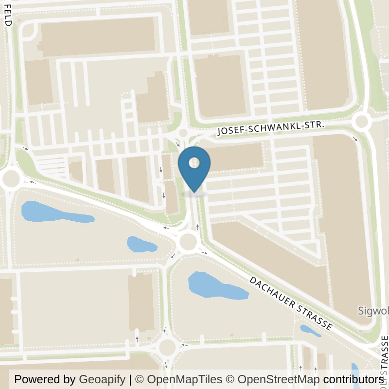 Map: location of body + soul Center Erding in Erding