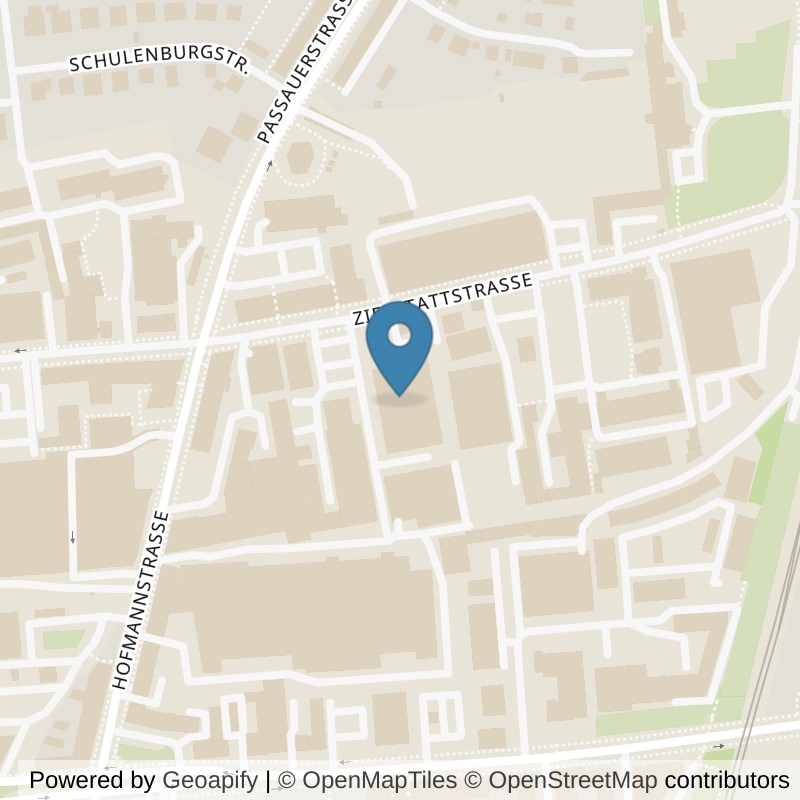 Map: location of Body + Soul Center Sendling in München