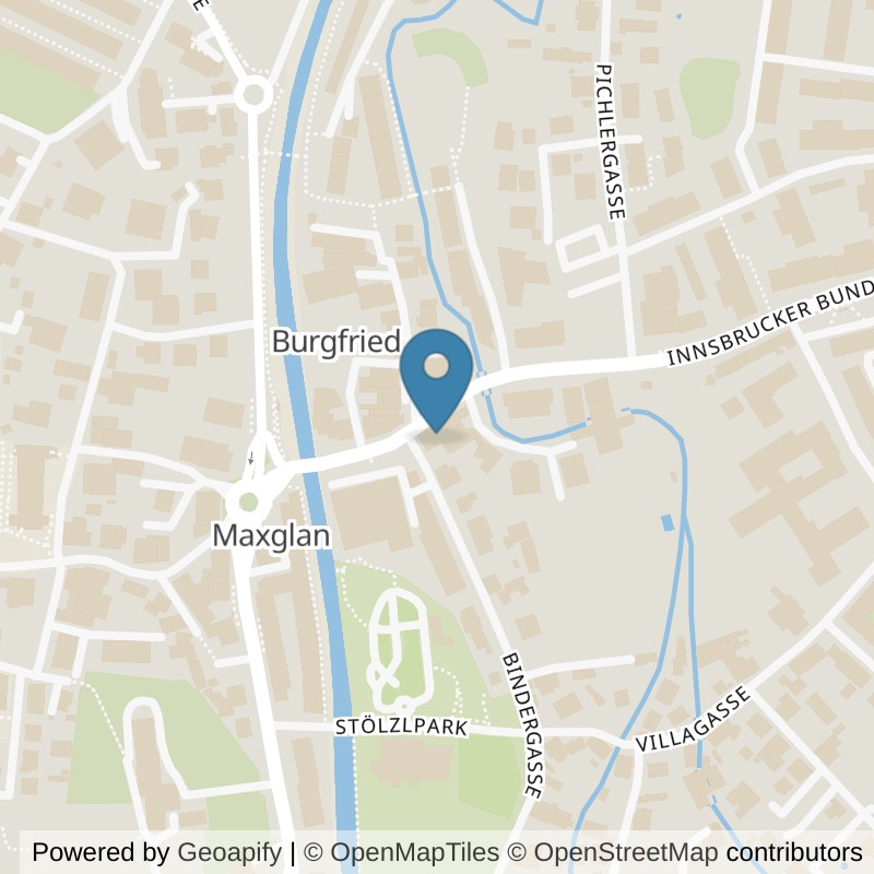 Map: location of Bodyclub Salzburg in Salzburg